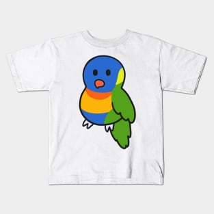 Cute Rainbow Lorikeet Kids T-Shirt